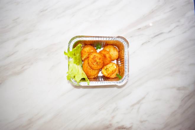 (丸子等等）爆浆芝士鱼饼 (8pc) Fried Cheese fish cakes